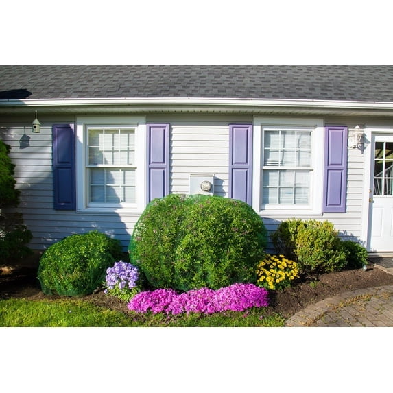 Deer Terrent 10' x 10' Virgin Polyethylene Plant Cover with Reusable