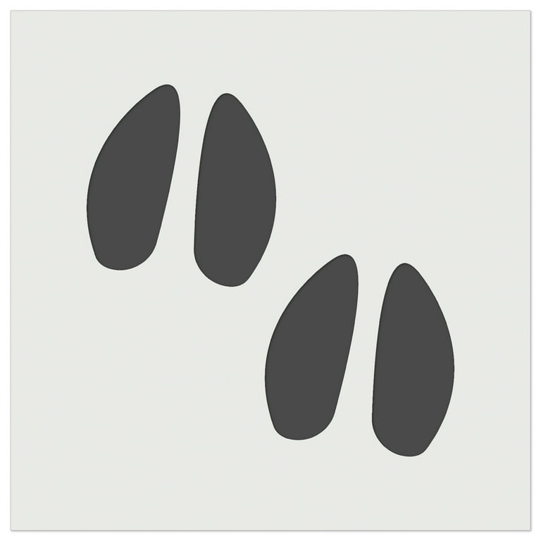 Deer Tracks Footprints DIY Cookie Wall Craft Stencil - 9.0 Inch - Walmart.com deer-tracks-footprints-diy-cookie-wall-craft-stencil-9-0-inch-walmart-com