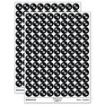thumbnail image 1 of Deer Tracks Footprints 200+ Round Stickers - Black - Matte Finish - 0.50" Size, 1 of 3