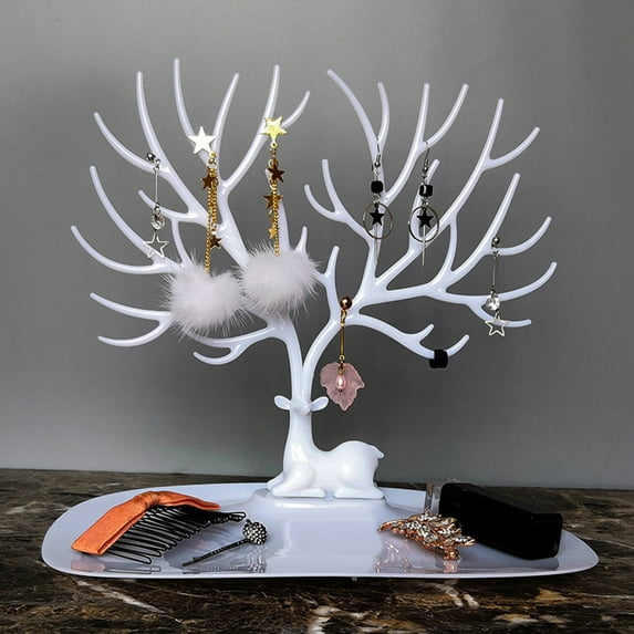 Travelwant Antique Birds Tree Stand Jewelry Display,Necklace Earring Bracelet Holder Organizer Rack Tower