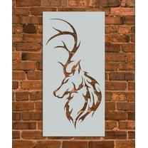 Deer Tribal Decoration Stencil