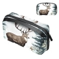 thumbnail image 1 of Deer USB Case Digital Bag Cord Organizer Box Charger Case Oxford Cloth Waterproof Electronics Storage Bag 5.9x9.44x3.14 in, 1 of 6
