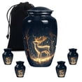 thumbnail image 1 of Deer Urn, Keepsake Urns for Human Ashes, Urns for Human Ashes Adult Sets, Burial Urns for Humans, Cremation Urns for Adult Ashes, Cremation Urns for Adults (Size - 10inch 1Pcs, 3inch 4Pcs), 1 of 1