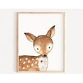 thumbnail image 1 of Deer Wall Art, Nursery Baby Gift Diy, Nursery Gallery Wall, Baby Room Decor, Baby Girl Woodland Theme, Deer Wall Art, Modern Wall Decor, 16x24 UNFRAMED, 1 of 2
