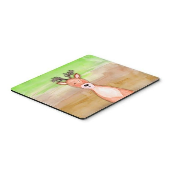Deer Watercolor Mouse Pad, Hot Pad or Trivet
