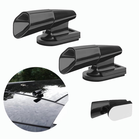 Deer Whistles for Car 8 Pack Ultrasonic Wildlife Warning Devices, Black