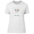 thumbnail image 1 of Deer With Bright Flowers Spring T-Shirt Women -Image by Shutterstock, Female x-Large, 1 of 2