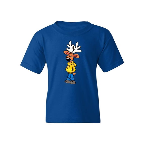 Deer With Clothes T-Shirt Juniors -Image by Shutterstock, x-Small