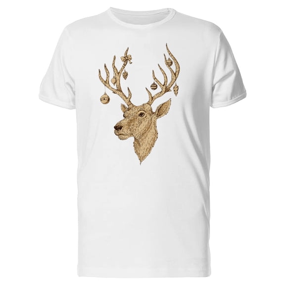 Deer With Ornates Antlers Tee Men's -Image by Shutterstock