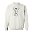 thumbnail image 1 of Deer With Sacred Geometry Design Sweatshirt Men -Image by Shutterstock, Male 3X-Large, 1 of 4