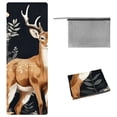 thumbnail image 1 of Deer Yoga Towel with Storage Bag, 72.8"x26.8", Suitable for Yoga, Pilates, Fitness, Gym Towel, Yoga Blanket, 1 of 6