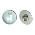 thumbnail image 1 of Deer and Flowers Metal 1.1" Tie Tack Hat Lapel Pin Pinback, 1 of 5