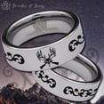 thumbnail image 1 of Deer and Gun Tungsten Carbide Ring, 1 of 6