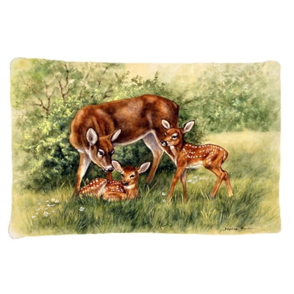 Deer by Daphne Baxter Fabric Standard Pillowcase