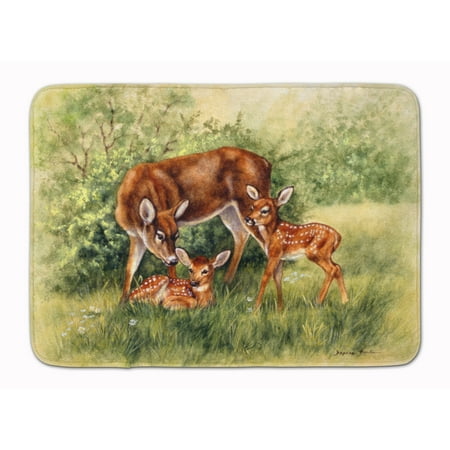 Deer by Daphne Baxter Machine Washable Memory Foam Mat