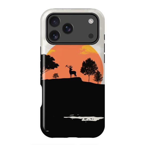 Deer in the Forest Peaceful Nature Wildlife Scene Case for iPhone 17 to 11 Pro Max