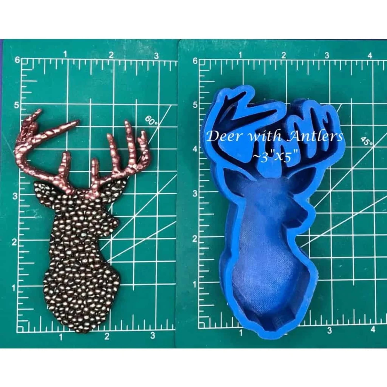 Deer with Antlers Silicone Freshie Mold