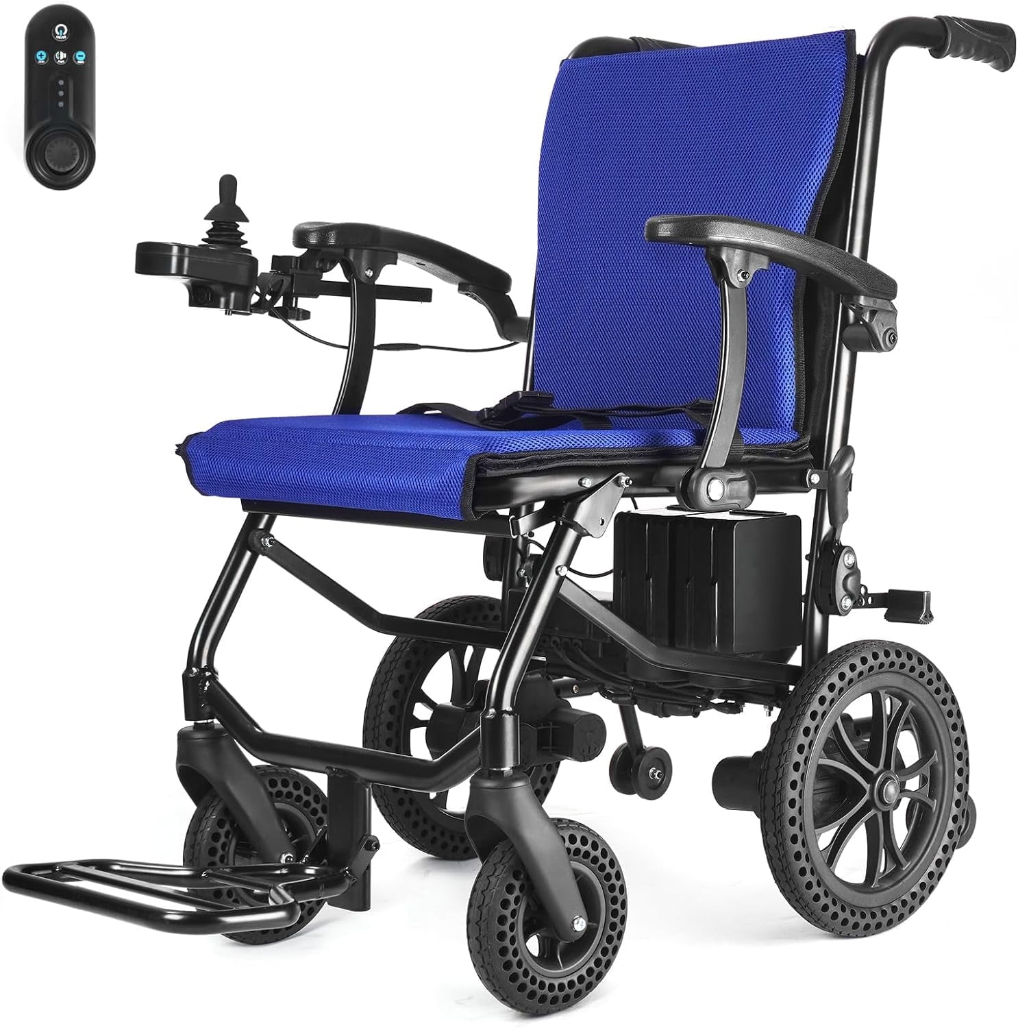 25 Miles All Terrain Electric Wheelchairs for Adults 30 Lbs, Lightweight Compact