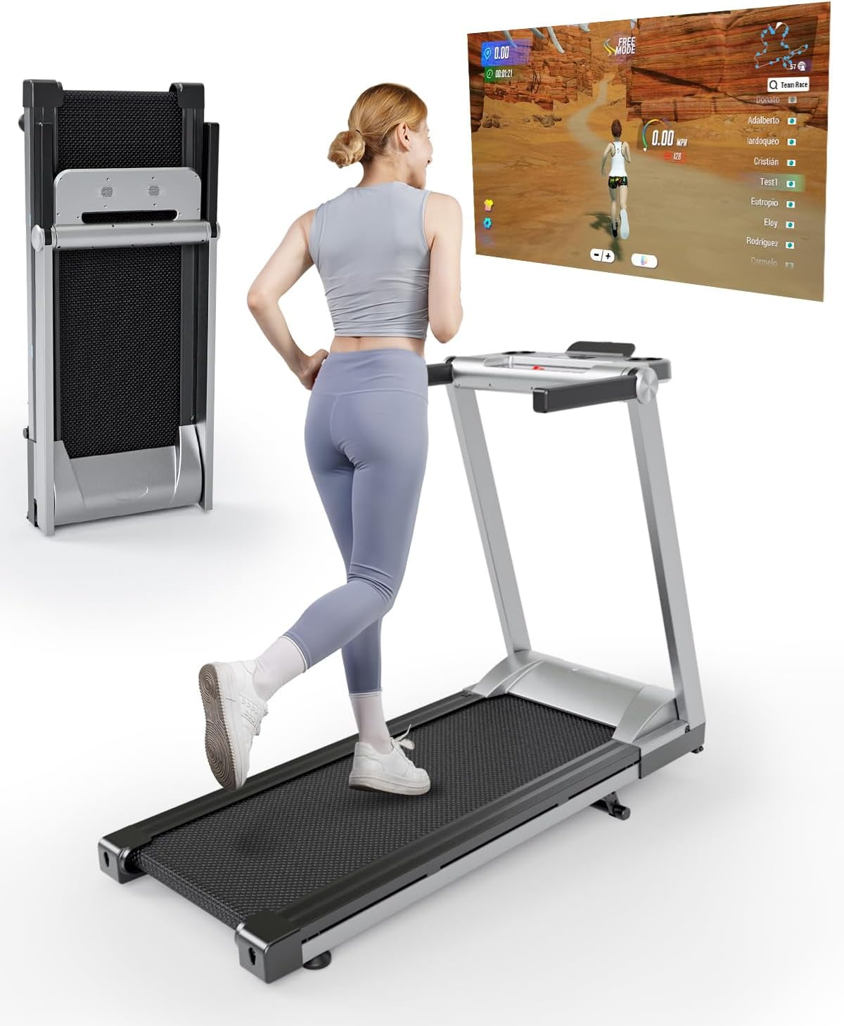 Alternative Low Treadmills Folding Treadmill ANCHEER Walking Pad