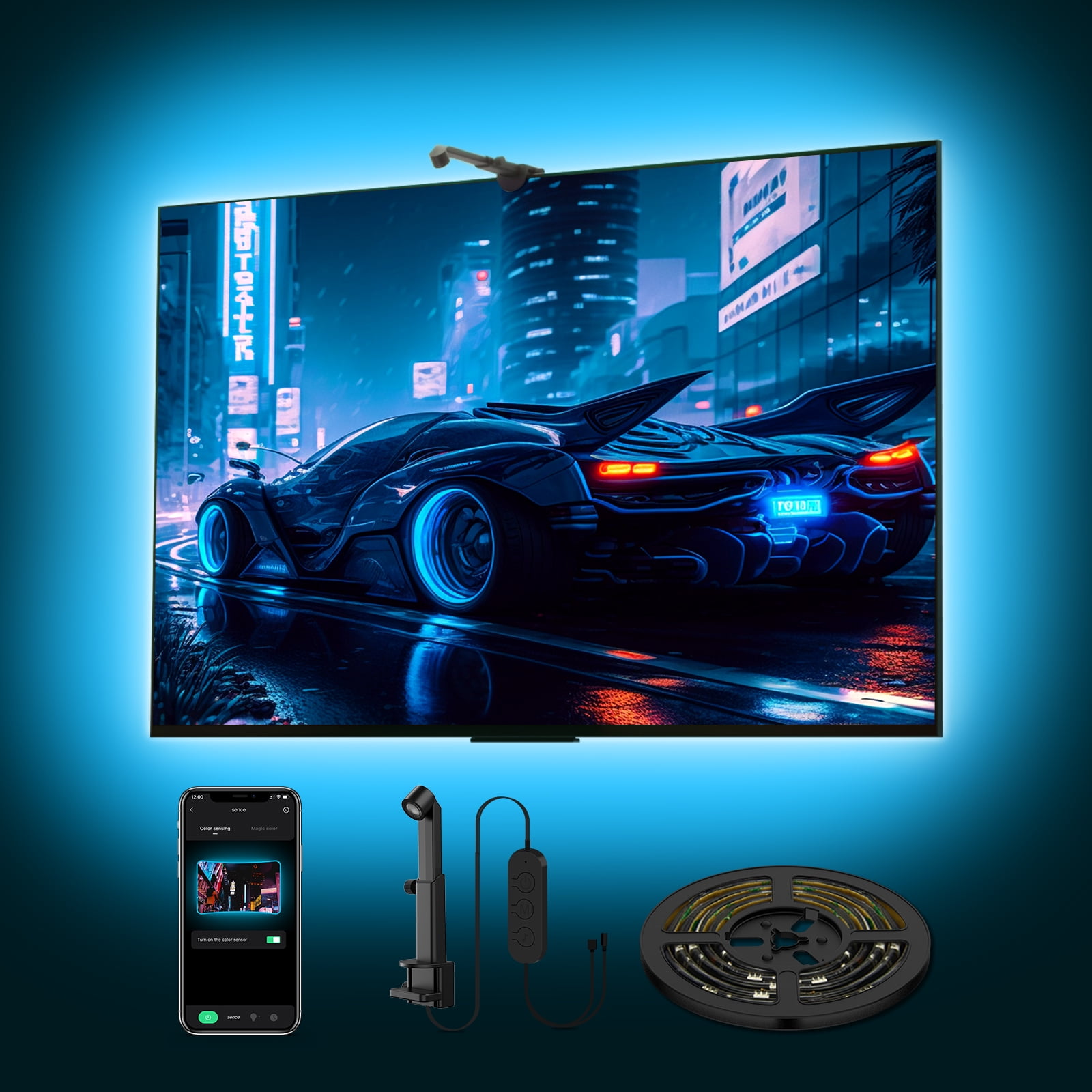 DeerTalk TV LED Lights That Change Sync with TV Picture TV Backlight Sync to Screen Immersive