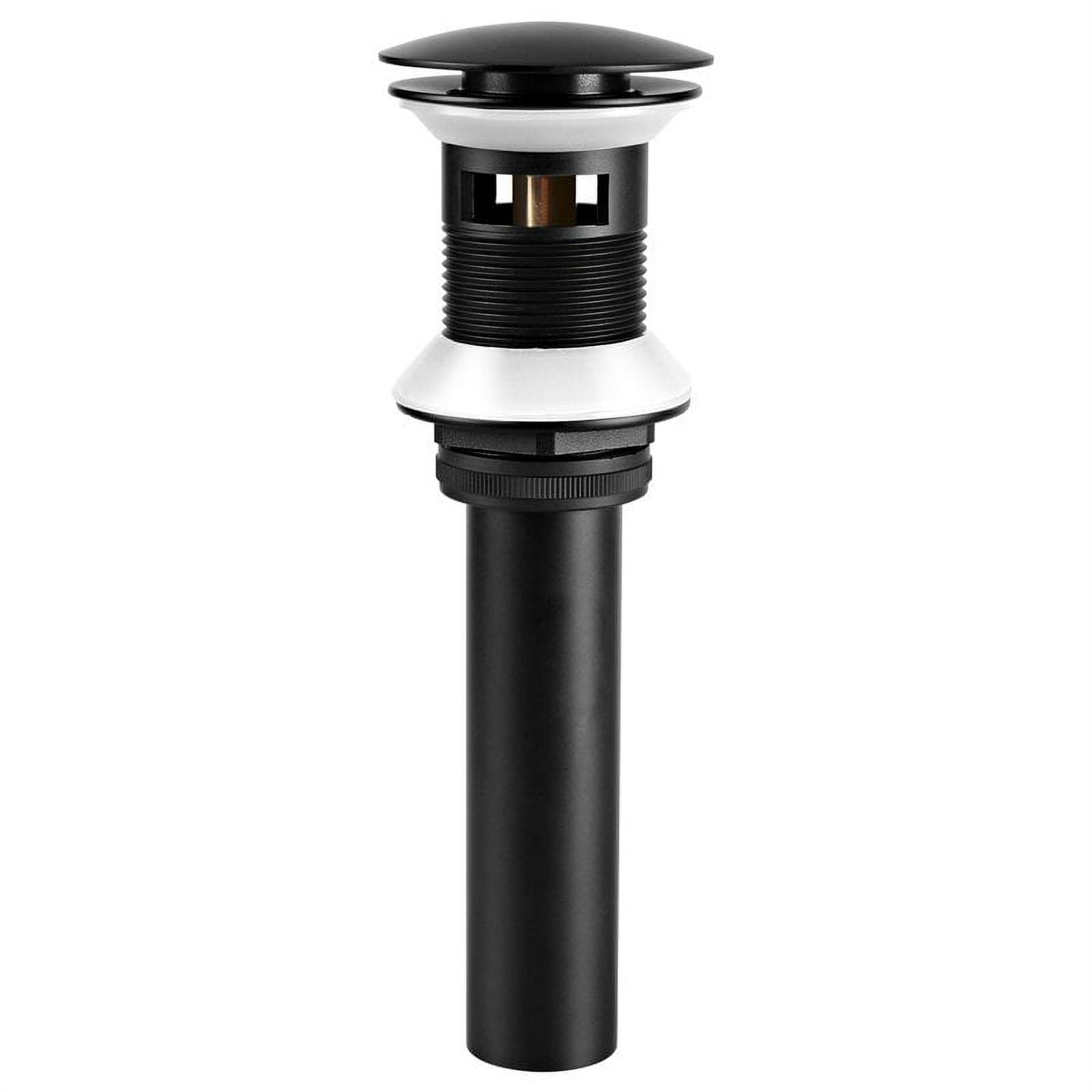 DeerValley DV1D311 Bathroom Sink Drain Matte Black Pop Up Drain for