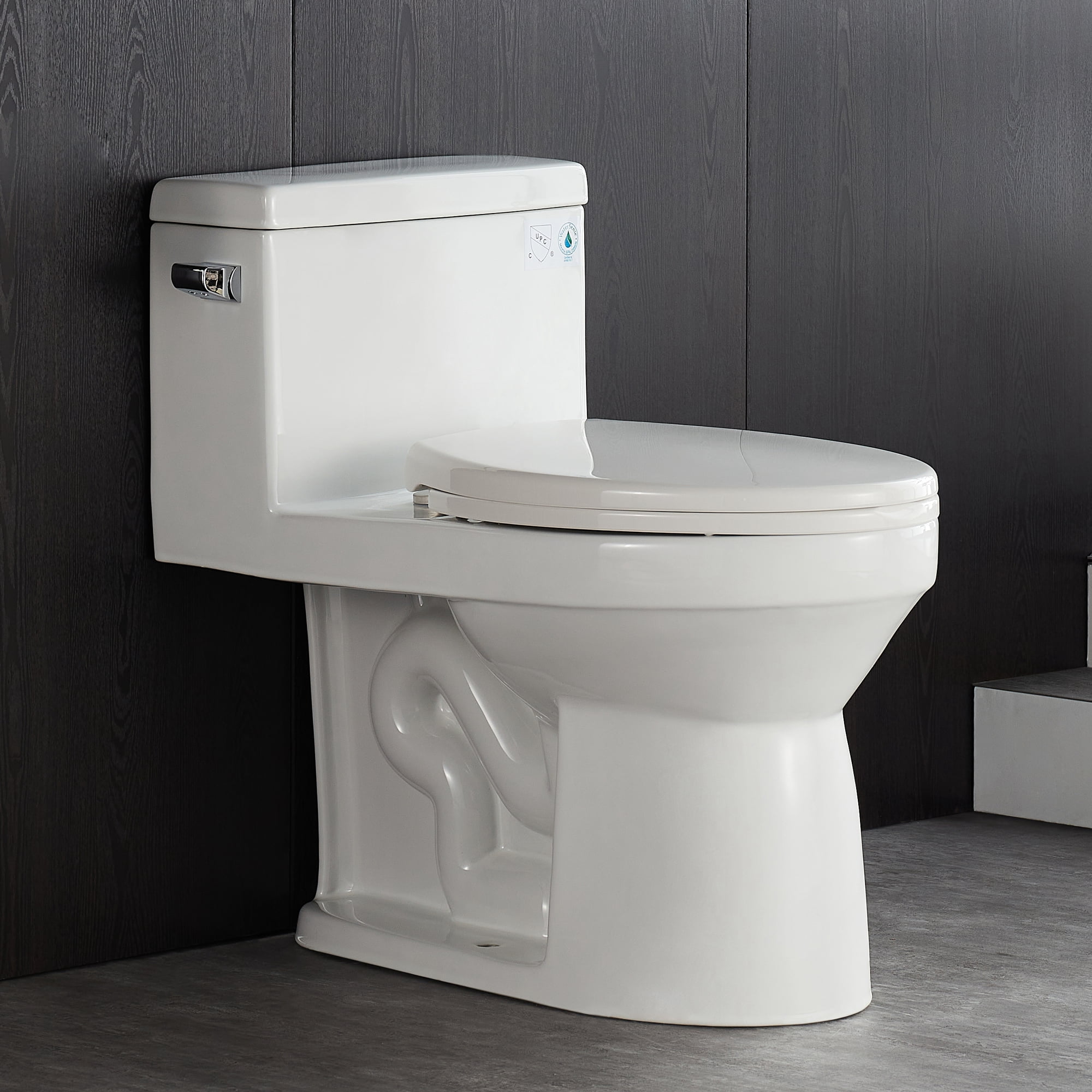 DeerValley DV1F52627 White OnePiece Toilets Elongated 1.28 GPF Single