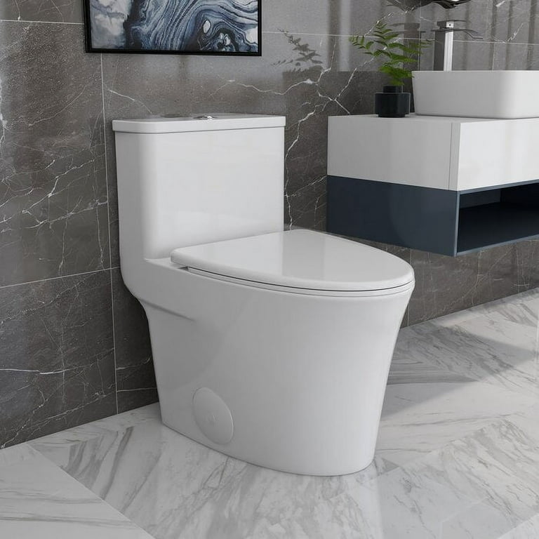 DeerValley DV-1F52807 One Piece Toilet Elongated 1.28 GPF Powerful  