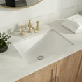 thumbnail image 1 of DeerValley DV-1U306 18" x 13" Rectangular Overflow Ceramic Undermount Bathroom Sink, 1 of 14