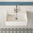 thumbnail image 1 of DeerValley DV-1WS0127 23" x 18" White Rectangular Vitreous China Wall Mount Bathroom Sink with Overflow, 1 of 10