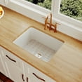 thumbnail image 1 of DeerValley Glen DV-1K515  Rectangular 24" L *18" W Fireclay White Undermount Kitchen Sink ,, 1 of 14