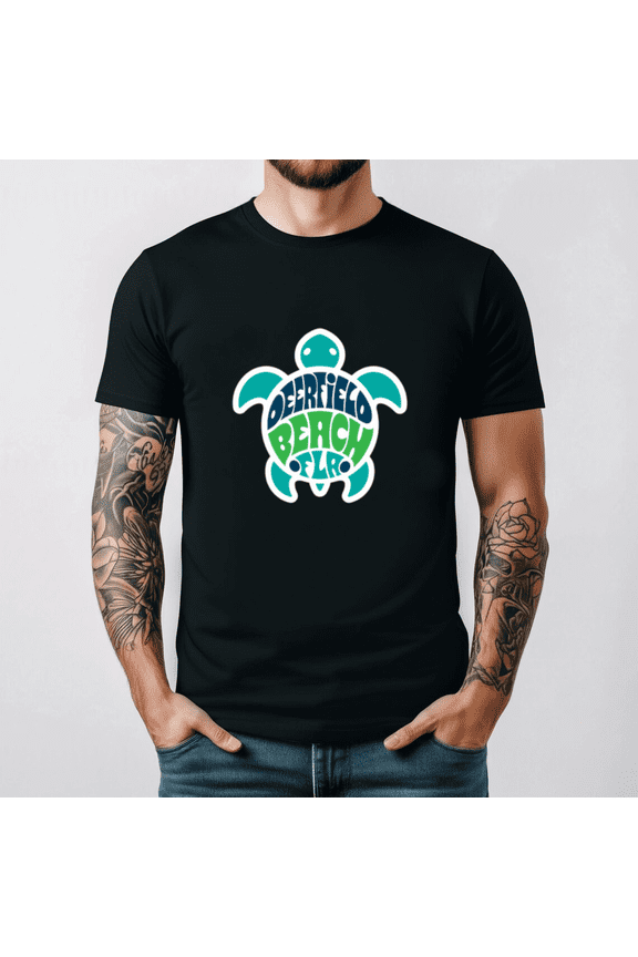 Deerfield Beach Florida Coastal Sunshine State Travel Souvenir Unisex T-Shirt, up to size 3XL.