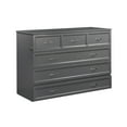 thumbnail image 1 of Deerfield Murphy Bed Chest Queen Grey with Charging Station, 1 of 15
