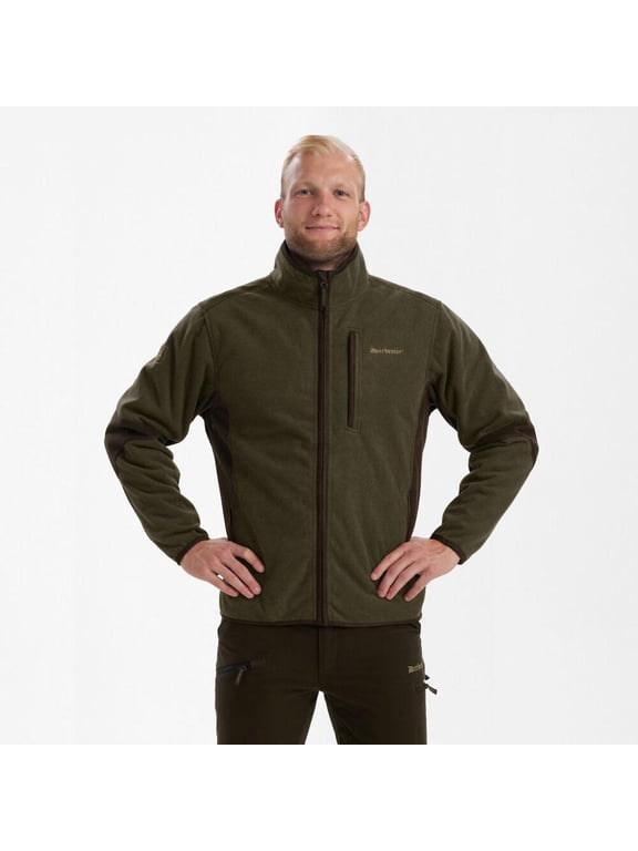 Gamekeeper Bonded Fleece Jacket - Graphite Green Medium Green