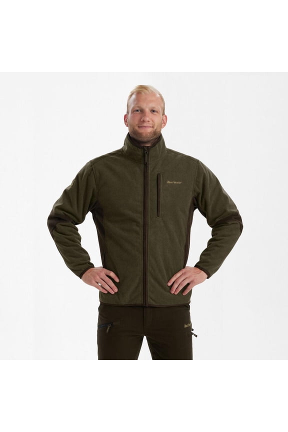 Gamekeeper Bonded Fleece Jacket - Graphite Green Medium Green