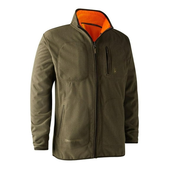 Deerhunter Gamekeeper Bonded Fleece Jacket - reversible Orange XXX-Large Orange