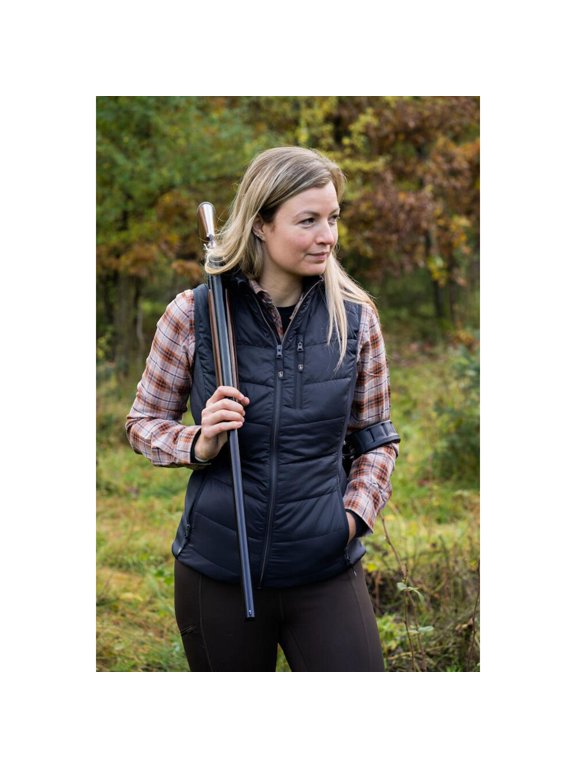 Lady Heat Padded Waistcoat Dark Blue C48 Blue