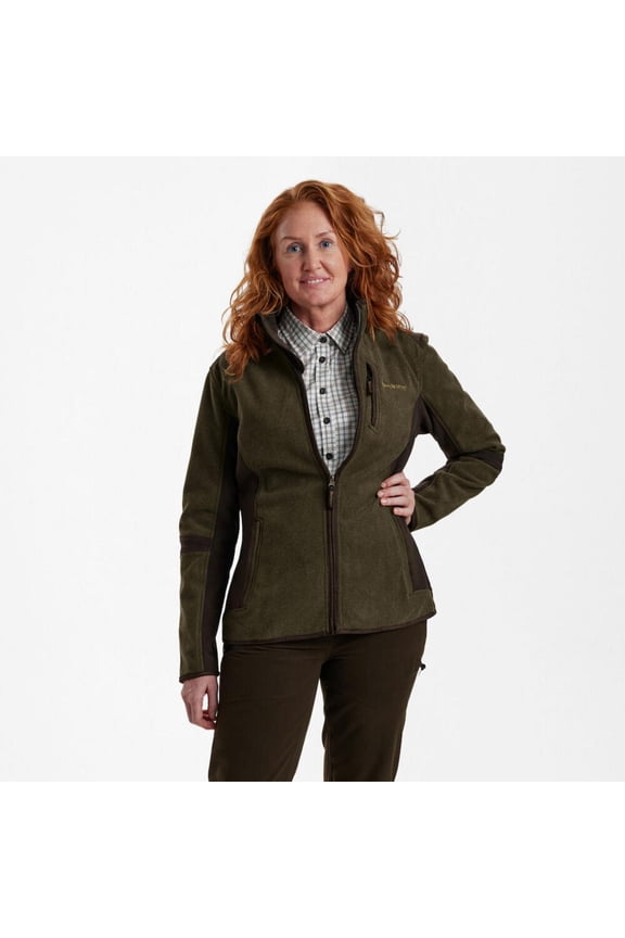 Lady Pam Bonded Fleece Jacket Graphite Green C42 Green