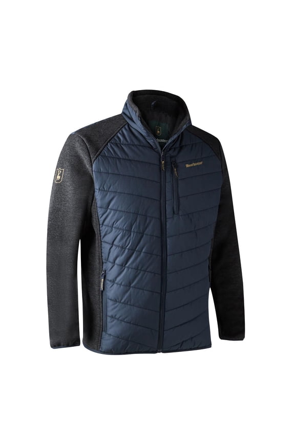 Moor Padded Jacket with knit Dark Blue X-Large Blue