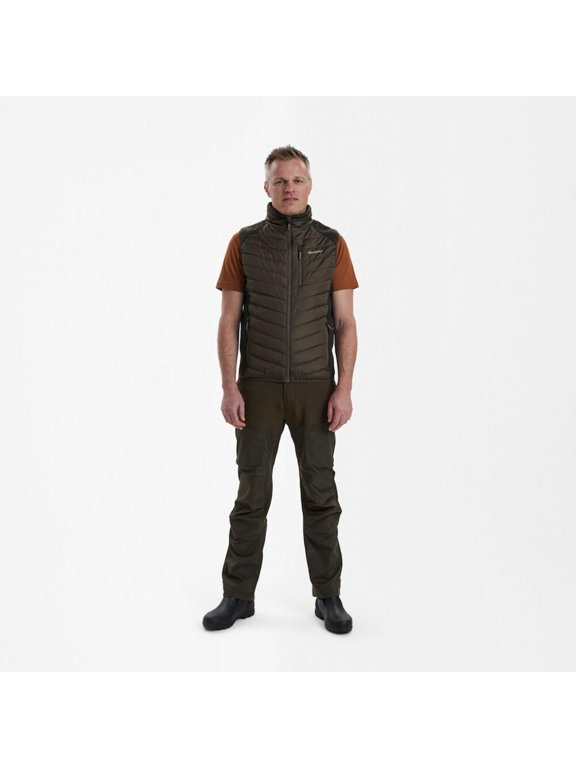 Moor Padded Waistcoat w. Knit Timber XXXXX-Large Green