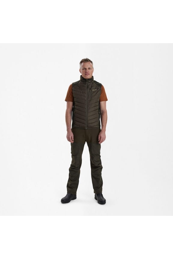 Moor Padded Waistcoat w. Knit Timber XXXXX-Large Green
