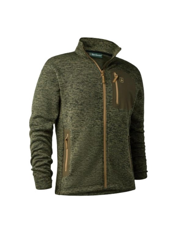 Sarek Knitted Jacket - Olive Night melange XXXX-Large Olive