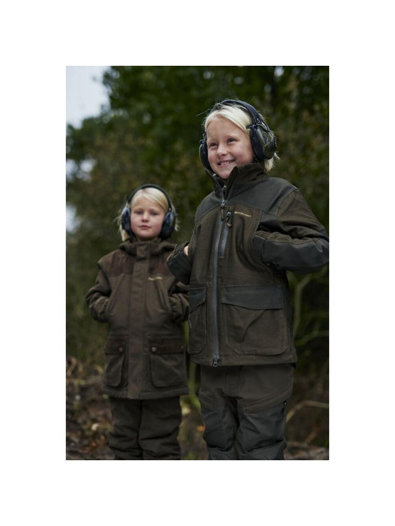 Youth Chasse Jacket Olive Night melange 160 Olive