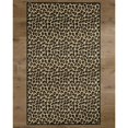 thumbnail image 1 of Deerlux Modern Animal Print Living Room Area Rug with Nonslip Backing, Leopard Pattern, 1 of 4