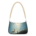 thumbnail image 1 of Deers and Moon PersonWomen Small Shoulder Bag Crossbody Tote Hobo Bags Purse Clutch Handbags with Chain Strap for Women, 1 of 7