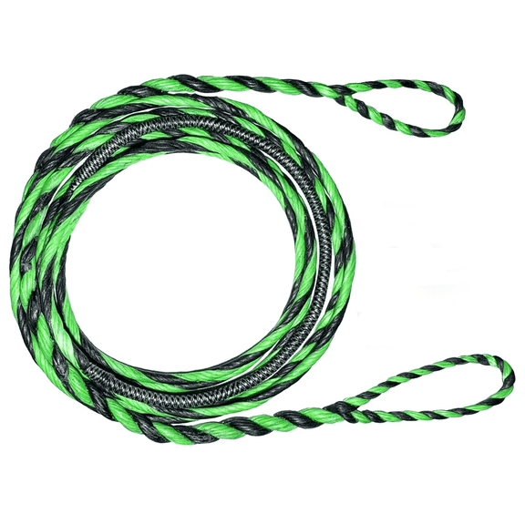 Deerseeker Archery Flemish Twisted String D97 Bowstring with Endless Loop for Longbow & Recurve Bow 16 Strands 54-70in