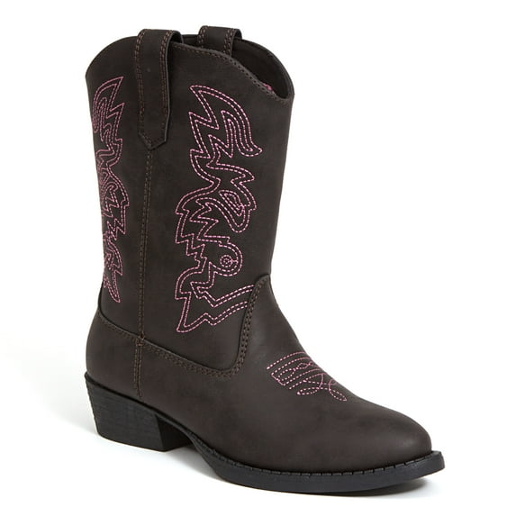 Deerstags Deer Stags Ranch Youth Girls' (11-7) Western Boot Brown