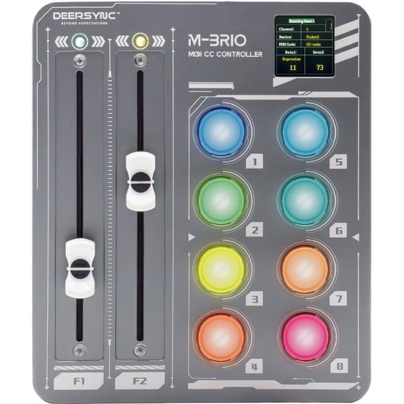 Deersync M-BRIO Multi-Platform Portable MIDI CC Controller