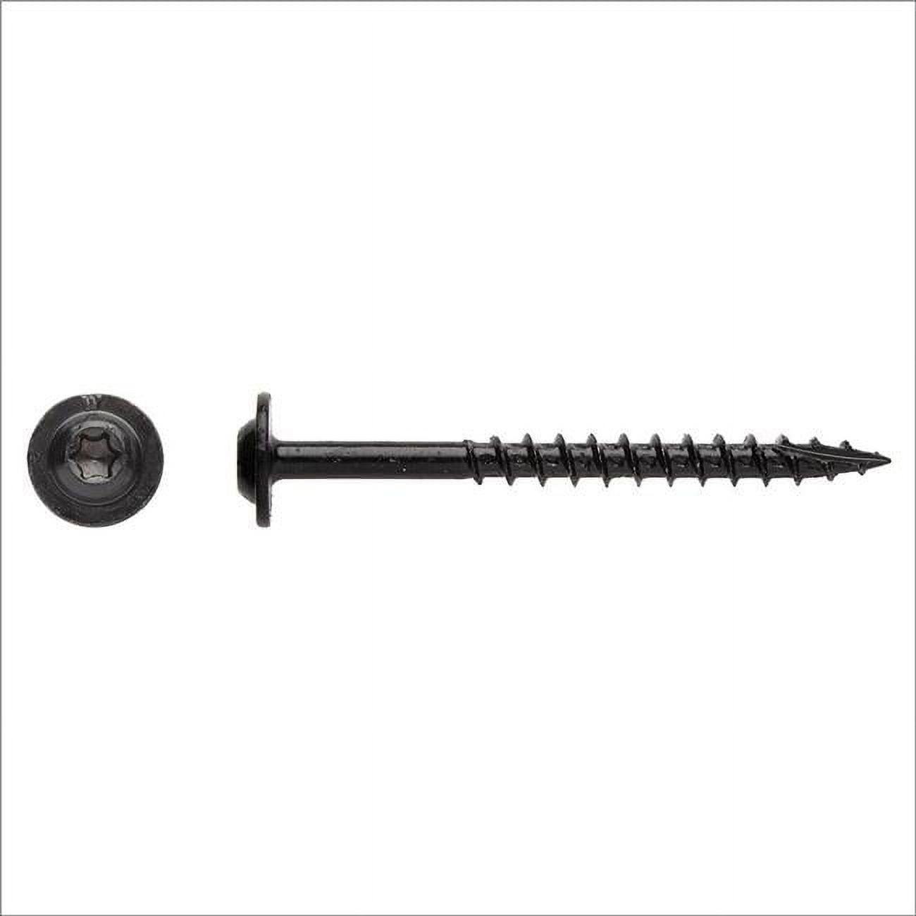 Deerwood SCBT8X2C BLK P 8 x 2 in. Low Pro Head Screw 621, Black