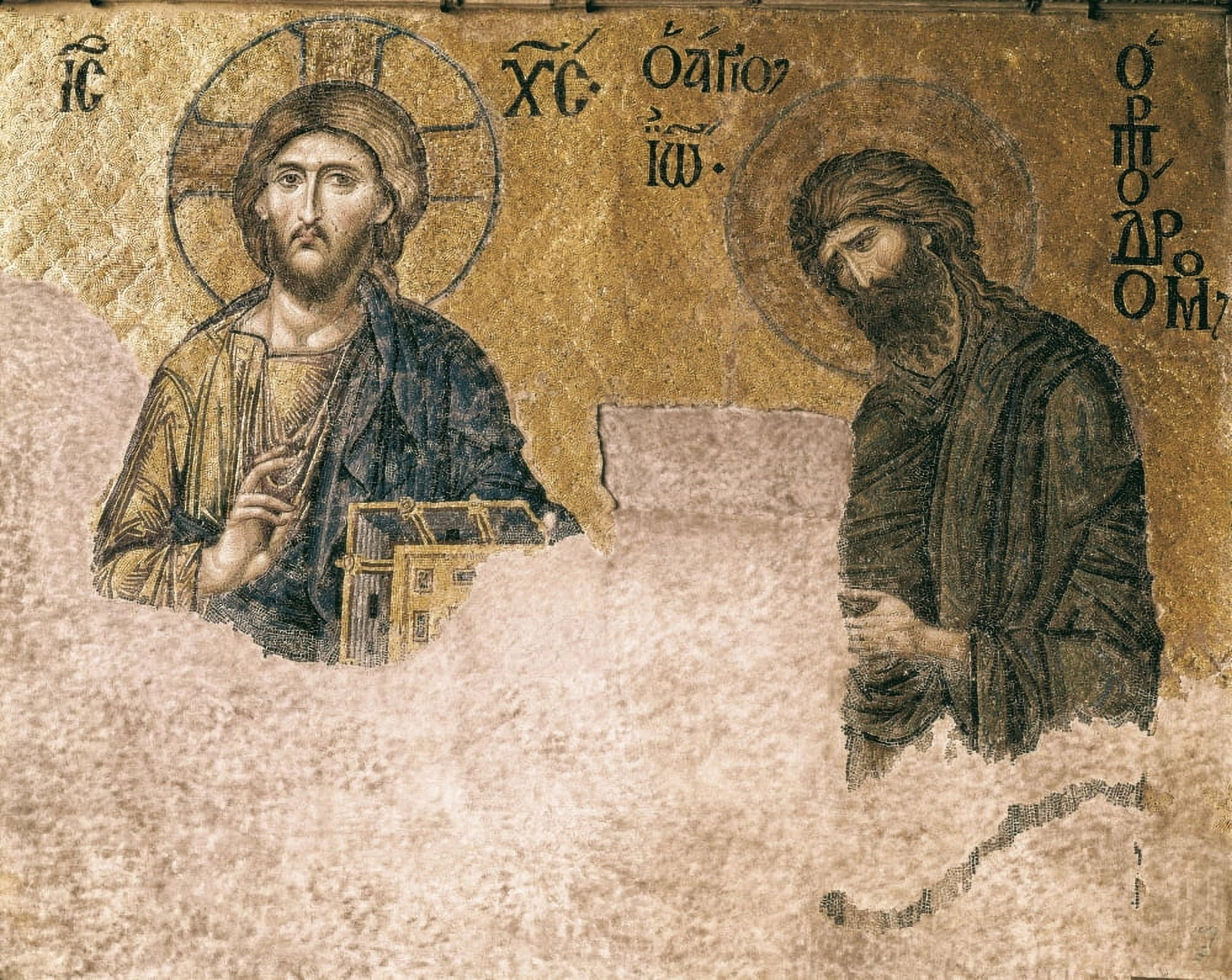 Deesis Mosaic Canvas Art -  (36 x 24)