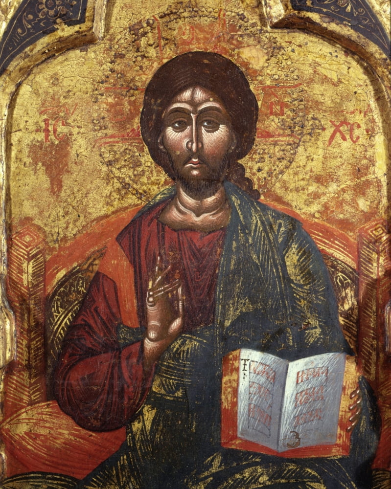 Deesis With Apostoles Canvas Art - (24 x 36)